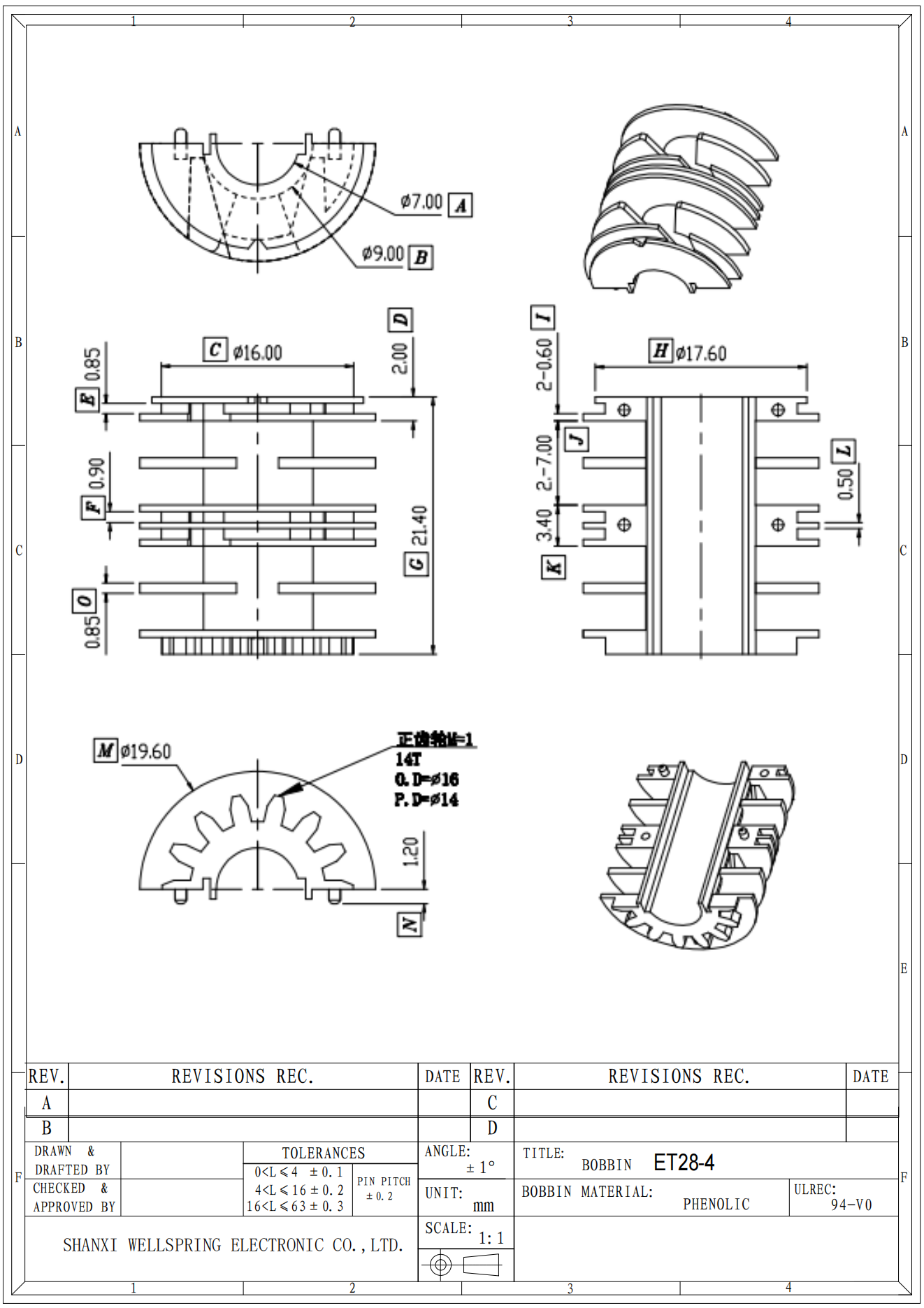 ET28 BOBBIN