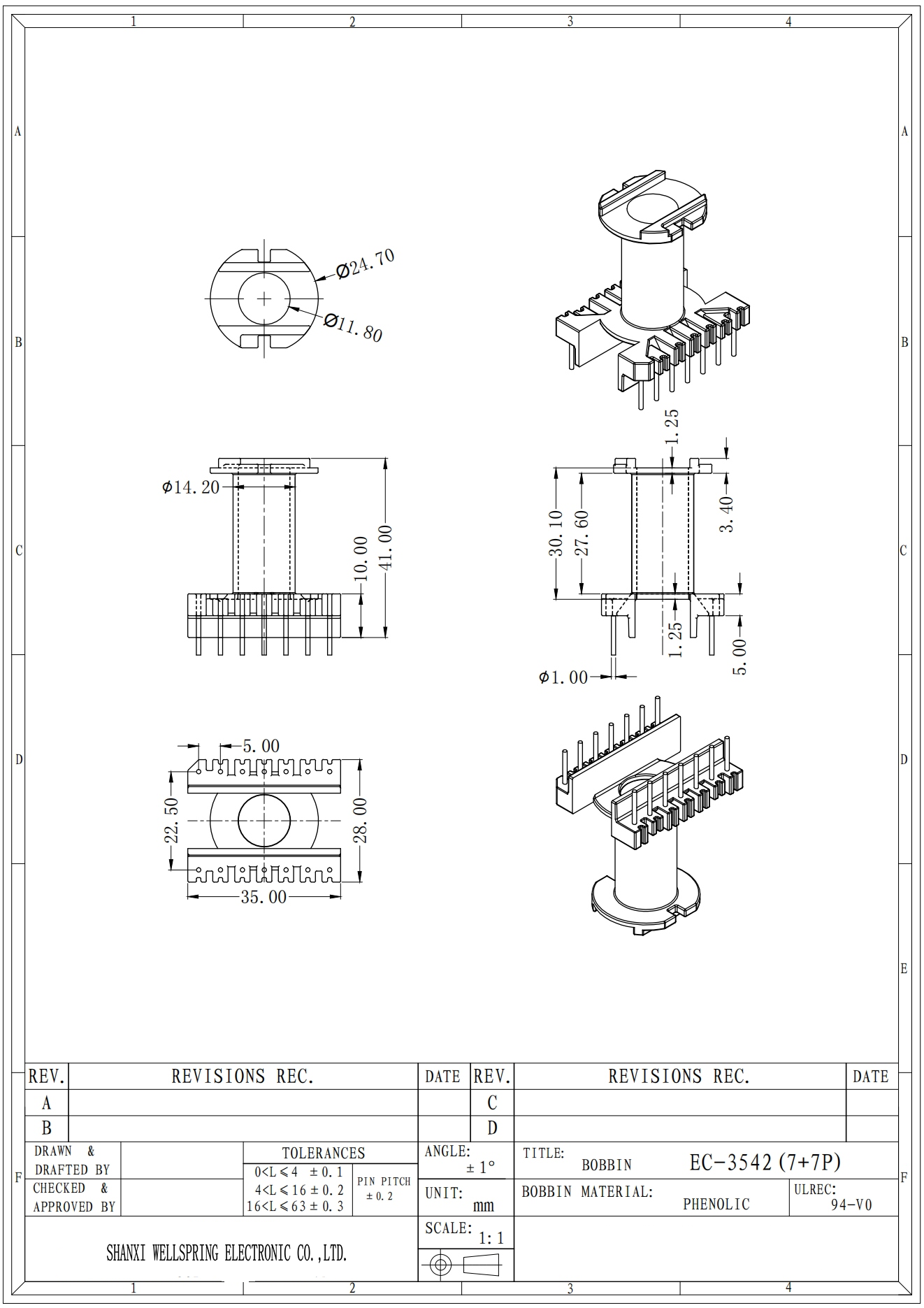 EC3542 V 7+7 BOBBIN