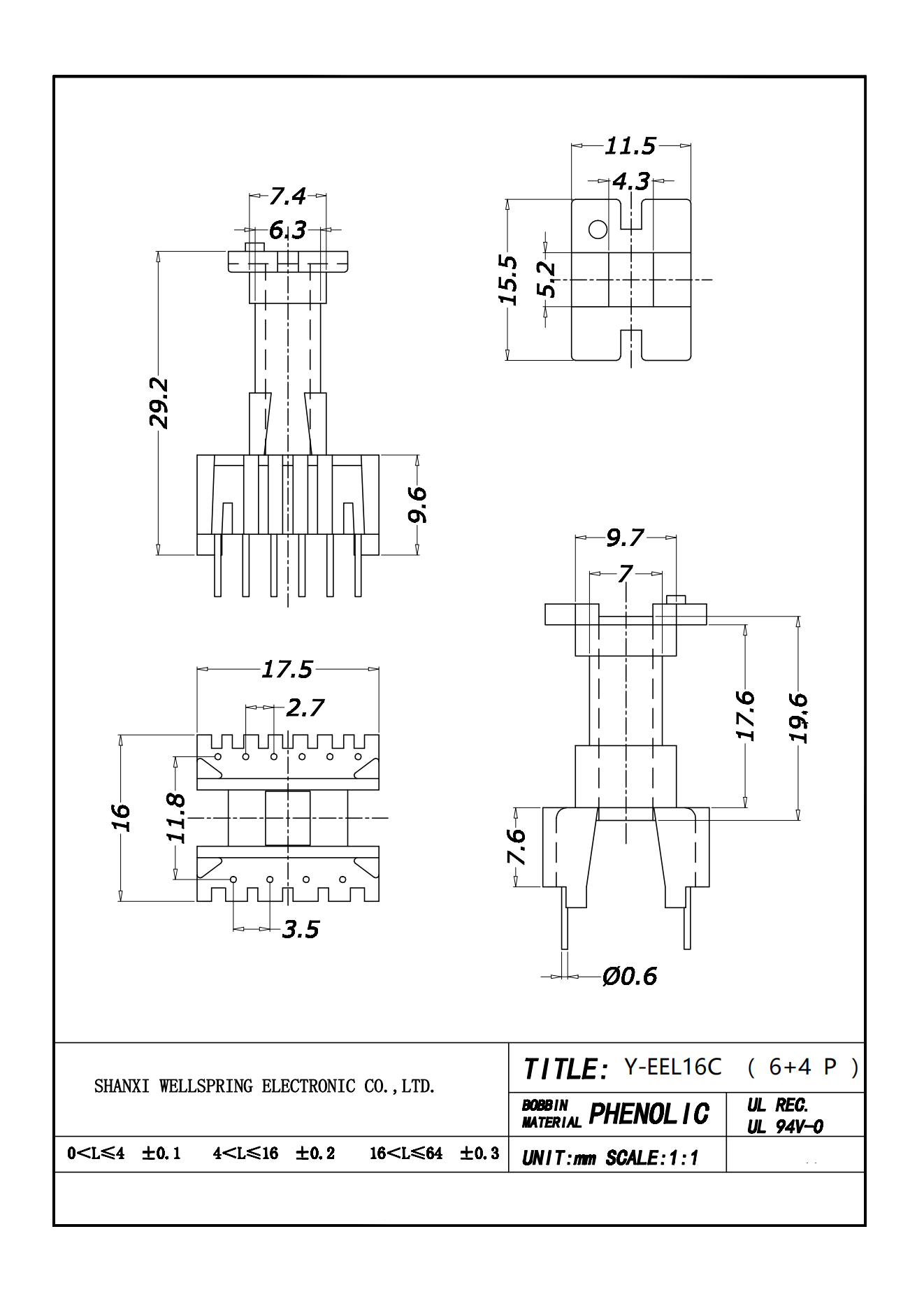 EEL16 V 6+4 BOBBIN