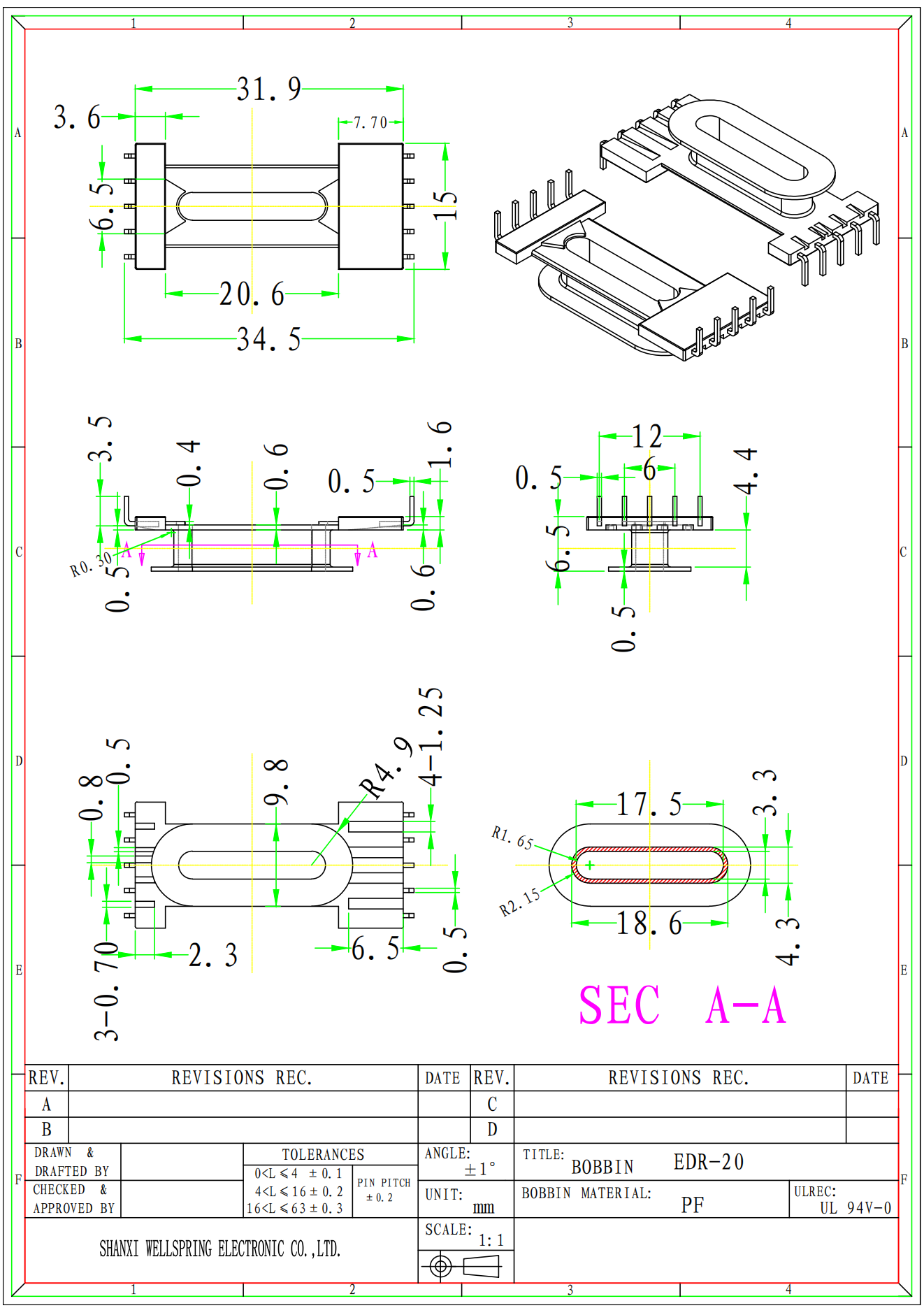 EDR20 V 5+5 BOBBIN