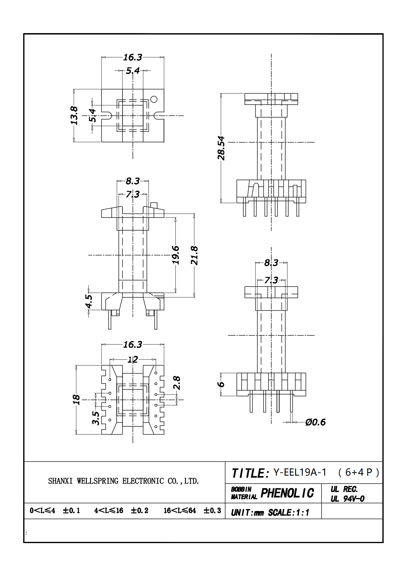 EEL-19 V 6+4 BOBBIN