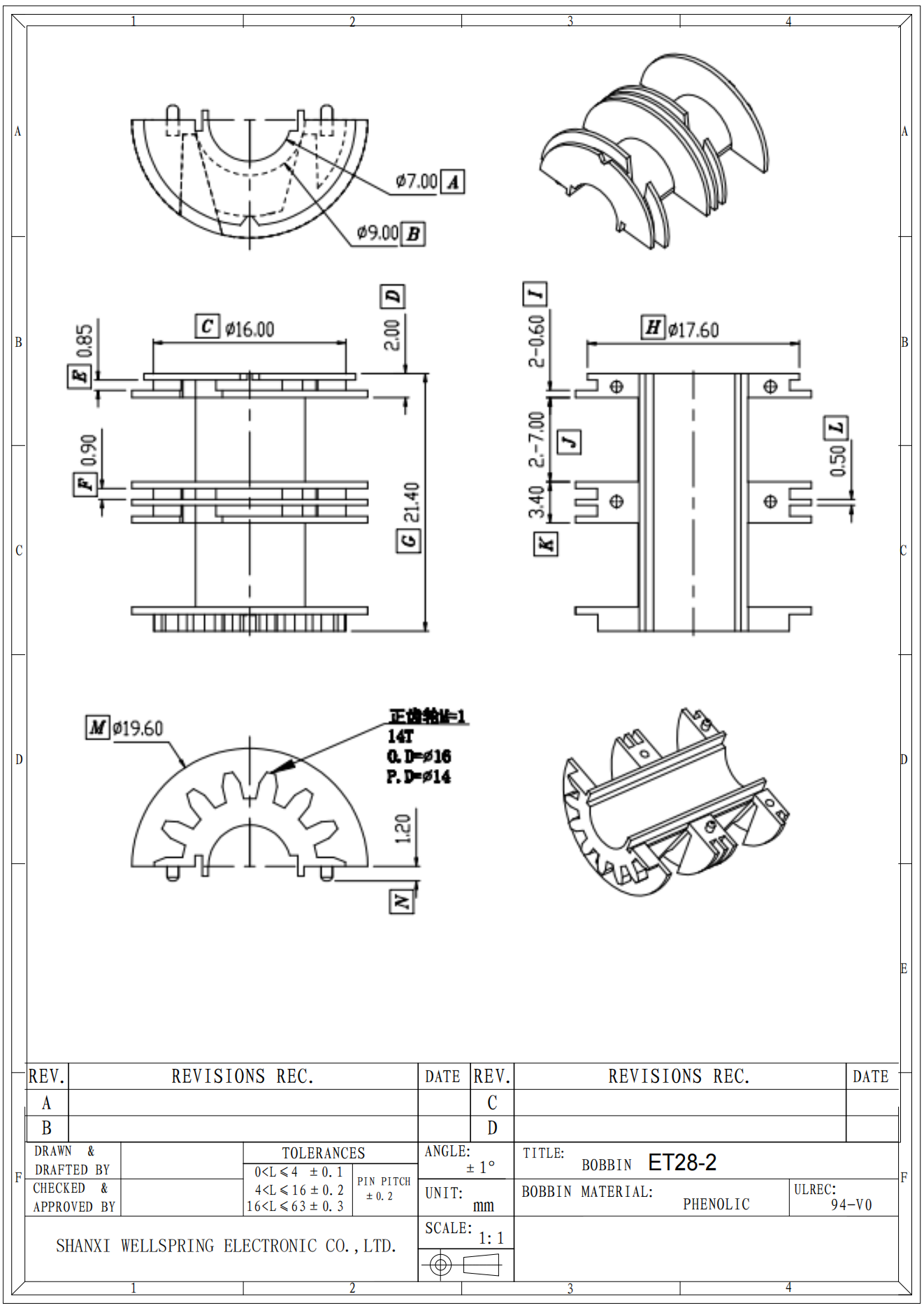 ET28 BOBBIN
