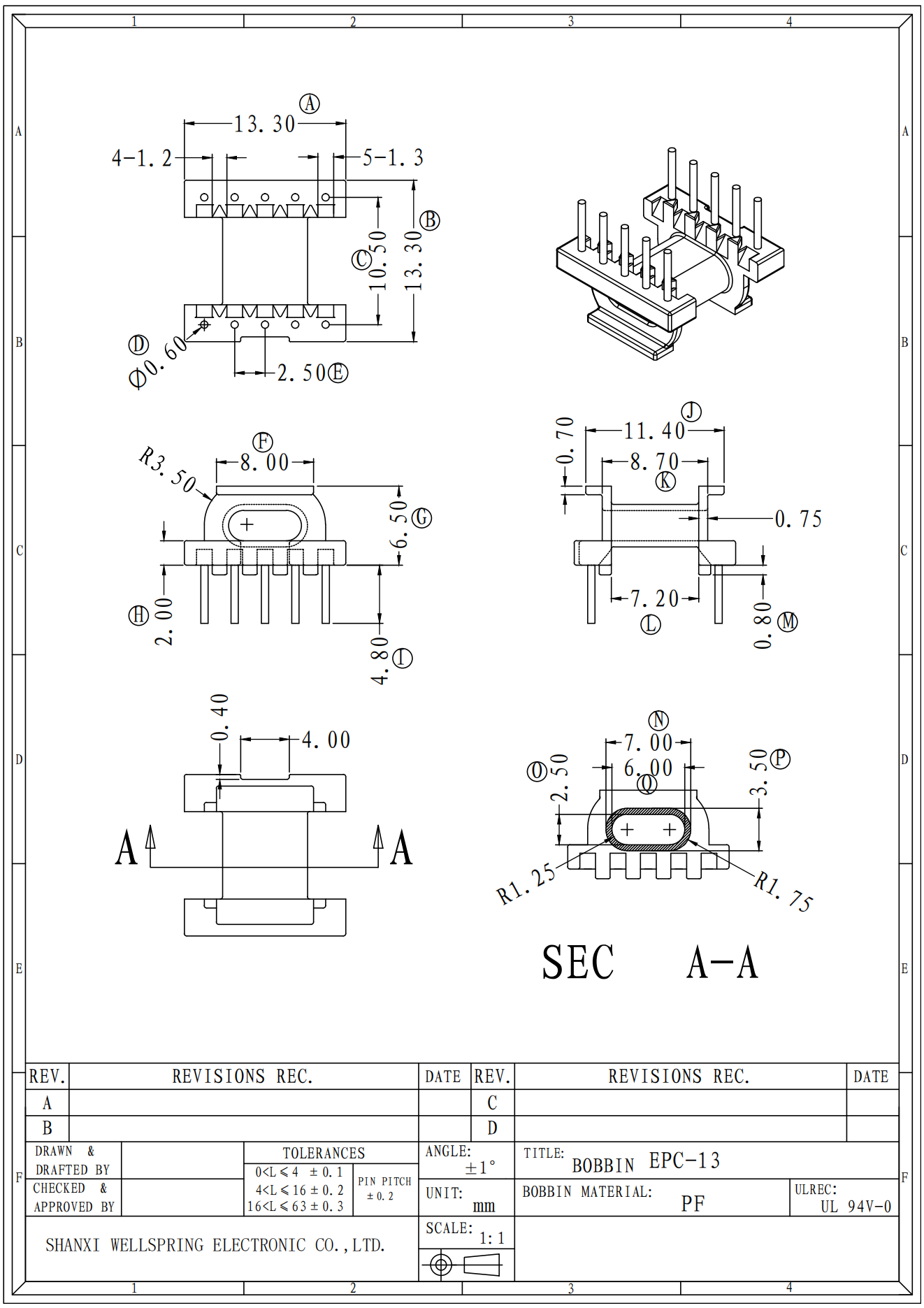 EPC13 H 5+5  BOBBIN