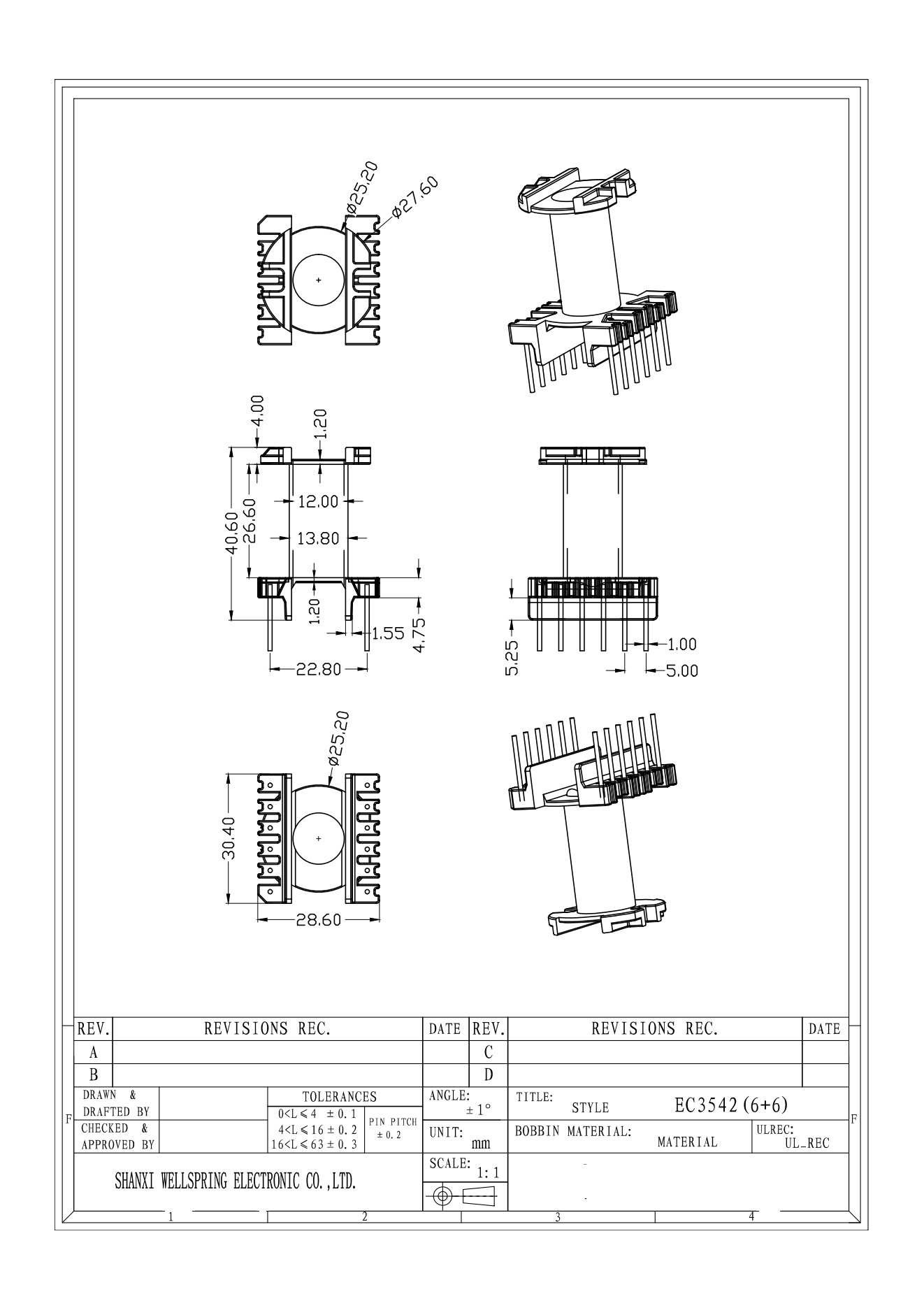EC3542  V 6+6  BOBBIN
